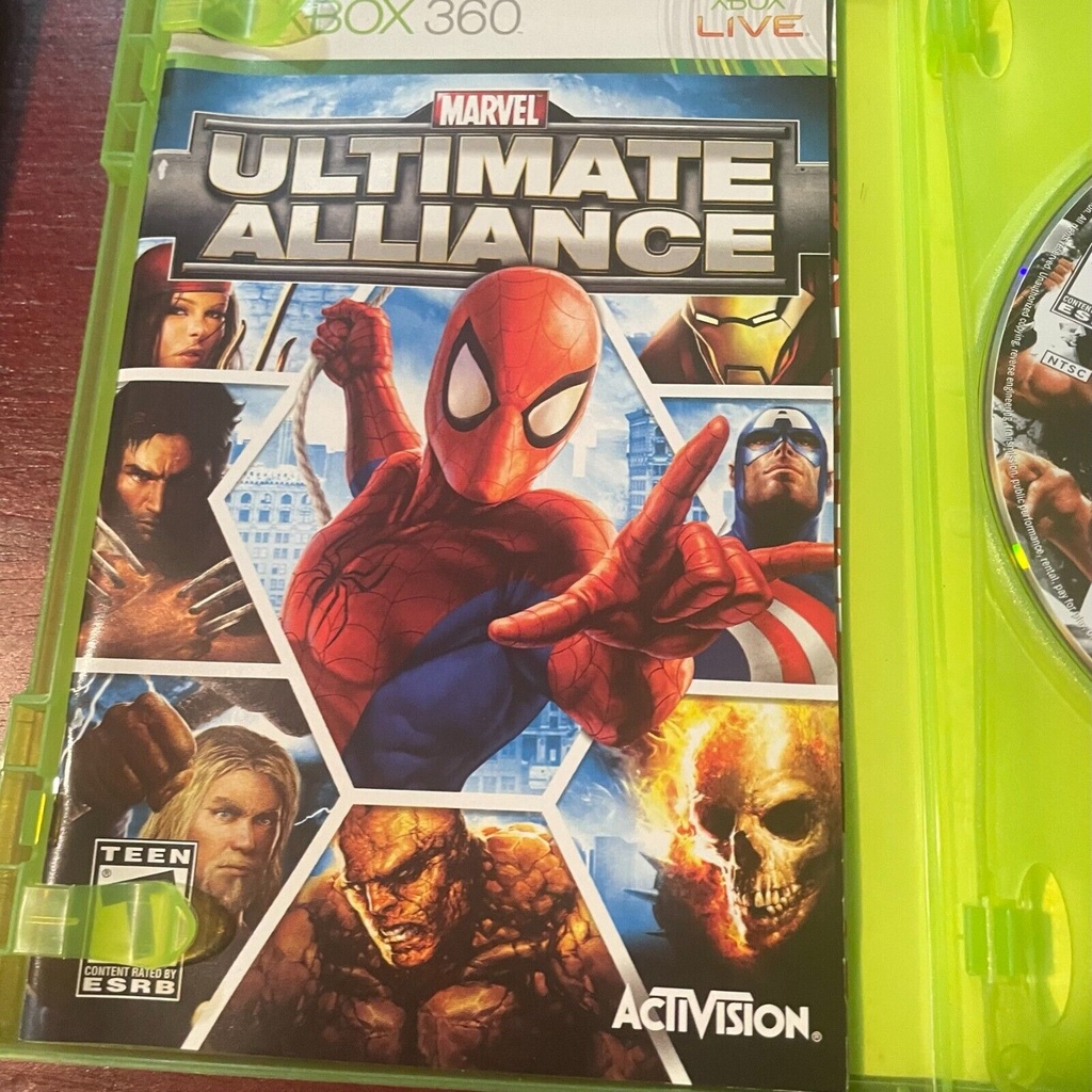 Marvel Ultimate Alliance & Forza 2 Xbox 360 Complete Tested CIB 2 Disc Pack
