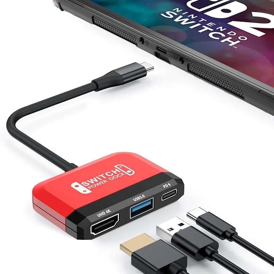 [210000038108] NINTENDO SWITCH OLED TRAVEL DOCK 3-IN-1