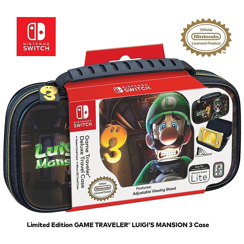 SWITCH LITE CASE LUIGI MANSION 3