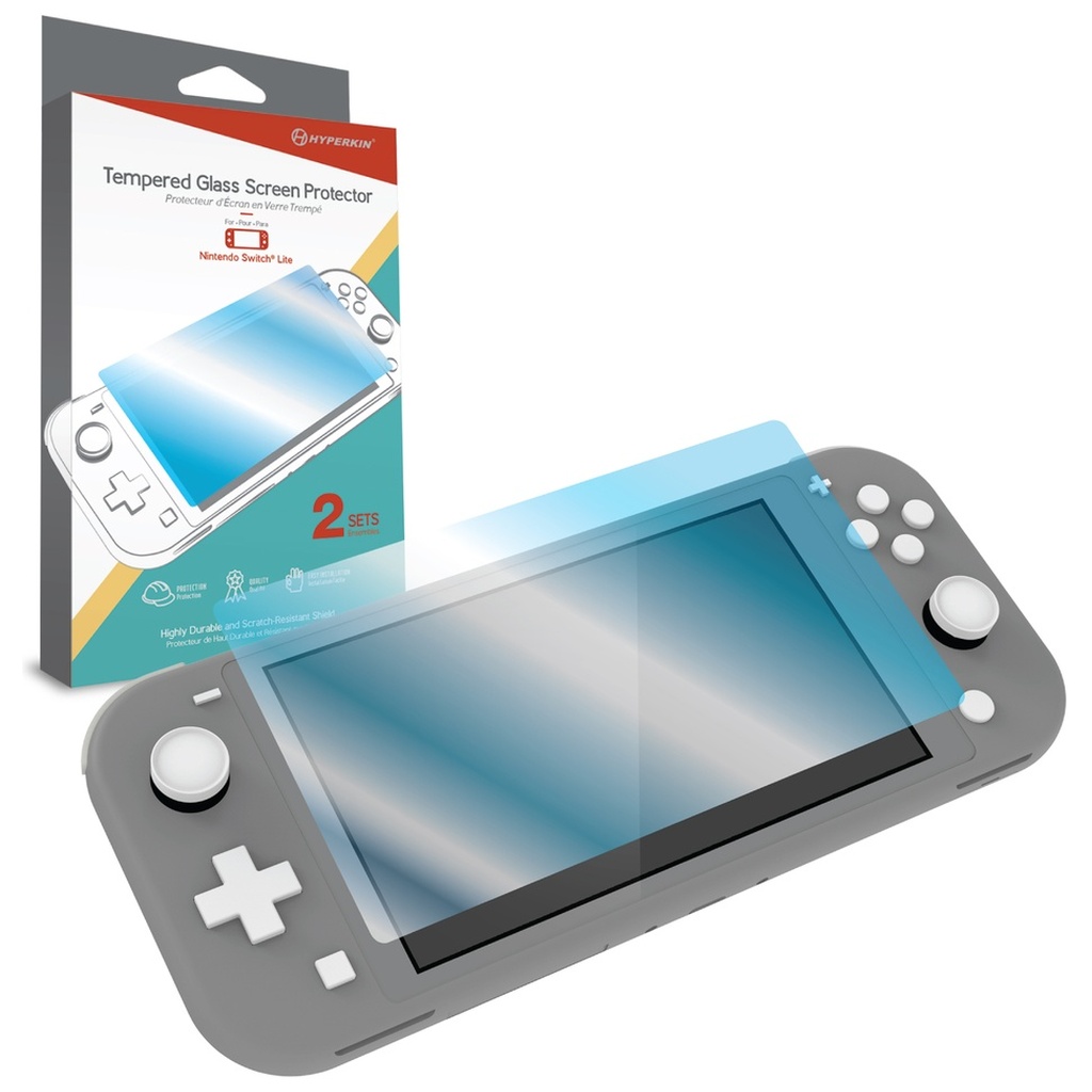 TEMPERED GLASS SCREEN PROTECTOR FOR NINTENDO SWITCH LITE (2-SETS)