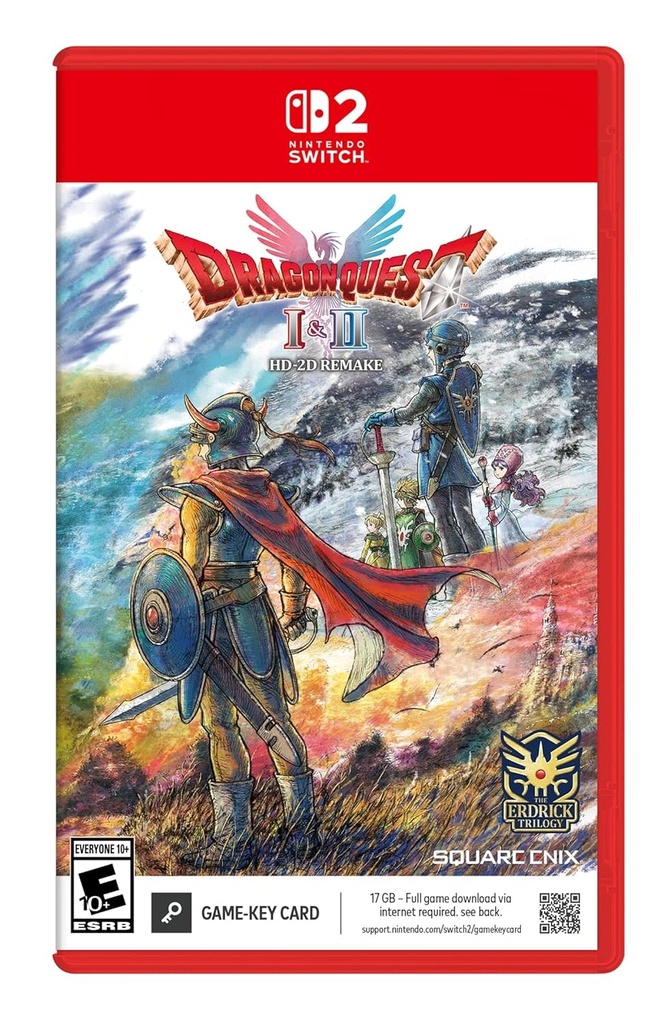 [210000038389] SWITCH2-DRAGON QUEST I & II HD-2D REMAKE (GAME KEYCARD)