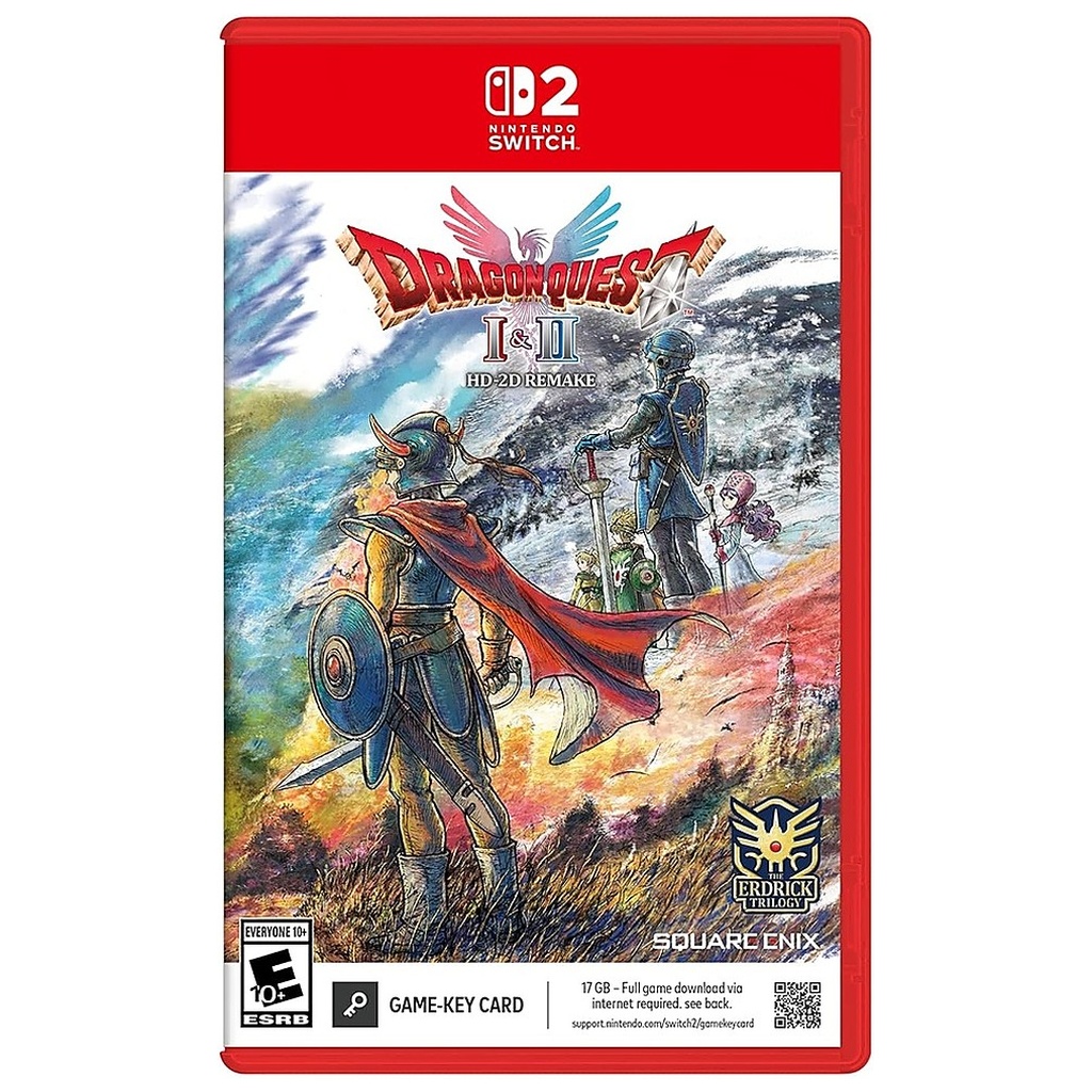 SWITCH2-DRAGON QUEST I & II HD-2D REMAKE (GAME KEYCARD)
