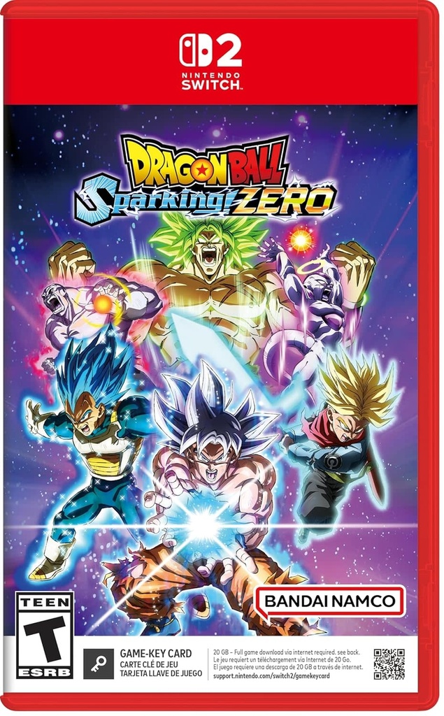 [210000038547] SWITCH2U-DRAGON BALL: SPARKING! ZERO (KEY CARD)