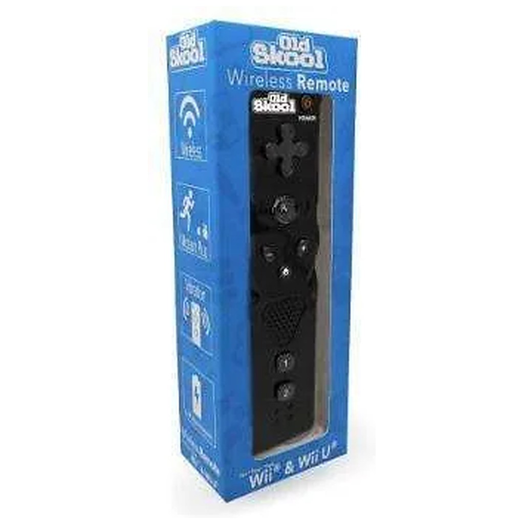 OLD SKOOL WII REMOTE (BLACK)