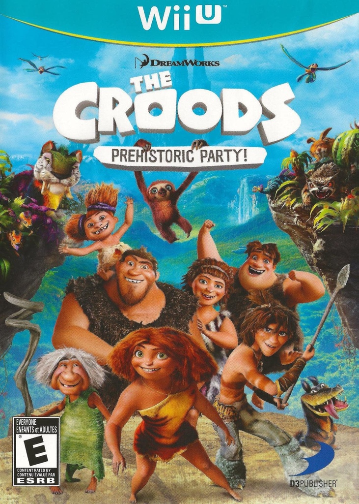 WIIUUSD-THE CROODS PREHISTORIC PARTY