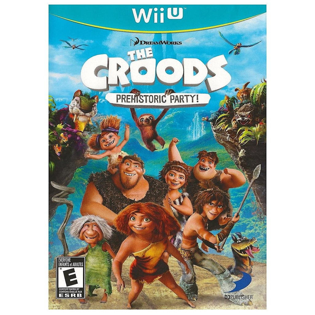 WIIUUSD-THE CROODS PREHISTORIC PARTY