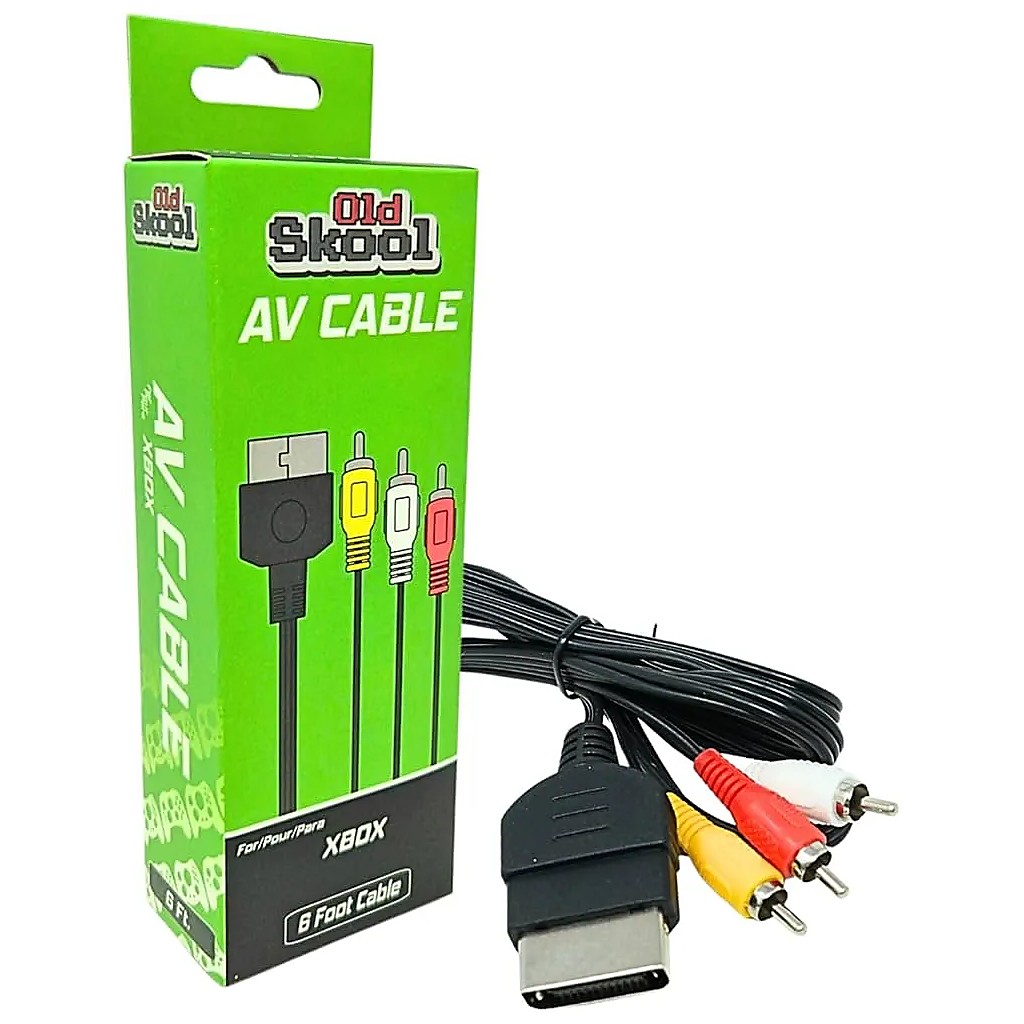 OLD SKOOL AV CABLE FOR ORIGINAL XBOX