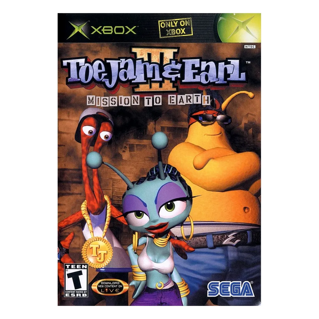 XBU-TOEJAM & EARL 3 MISSION TO EARTH (NO MANUEL)