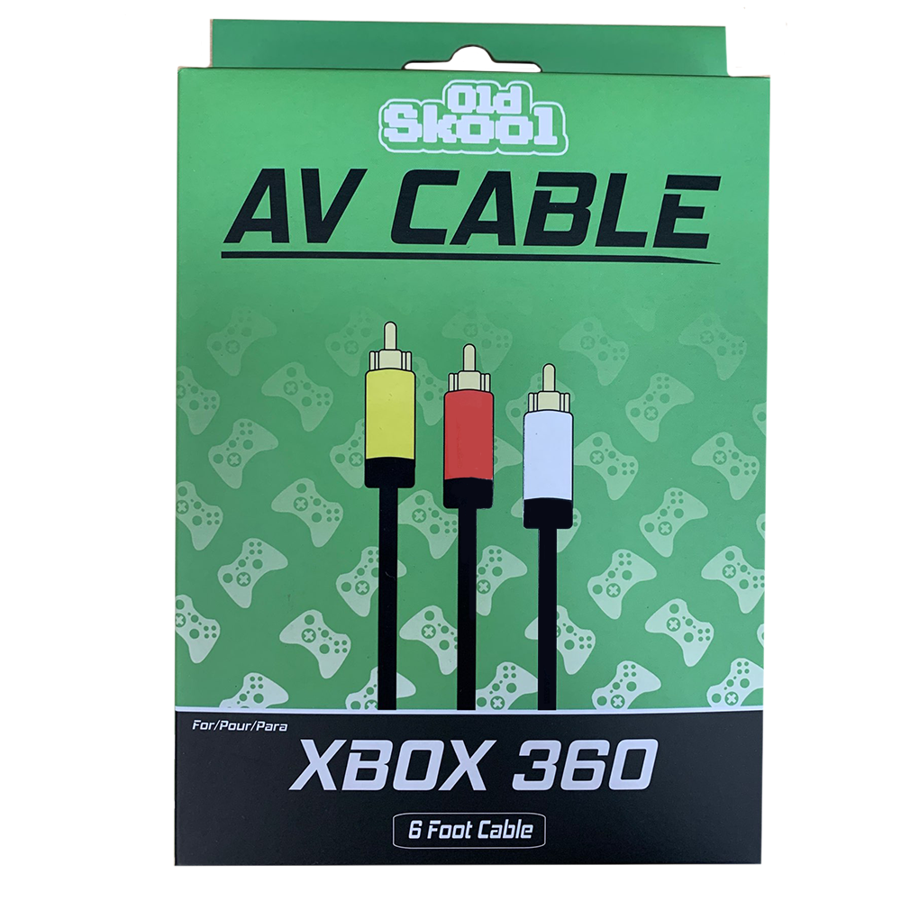 OLD SKOOL AV CABLE FOR XBOX 360