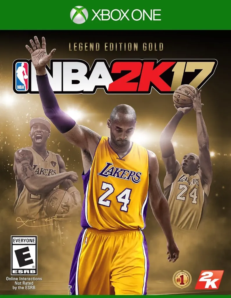 XB1U-NBA 2K17: LEGEND EDITION GOLD KOBE BRYANT (WITH CARD STILL SEALED)