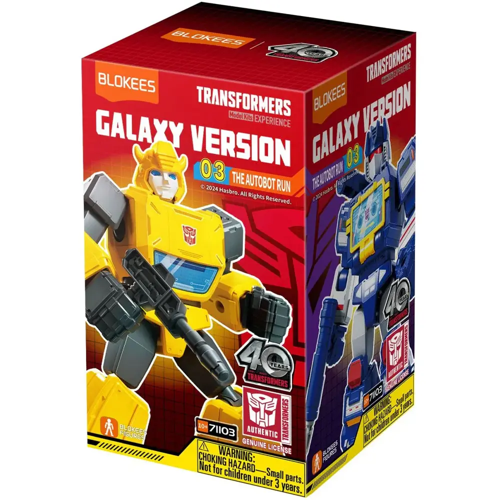 MODEL-BLOKEES TRANSFORMERS GALAXY VERSION 03 THE AUTOBOT RUN  BLIND BOX