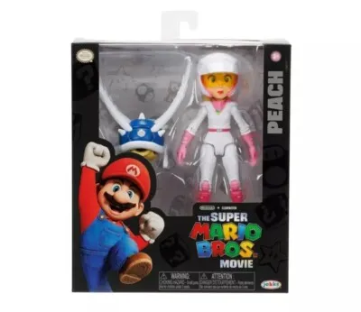 FIGURE-PRINCESS PEACH RACING OUTFIT WITH BLUE SHELL