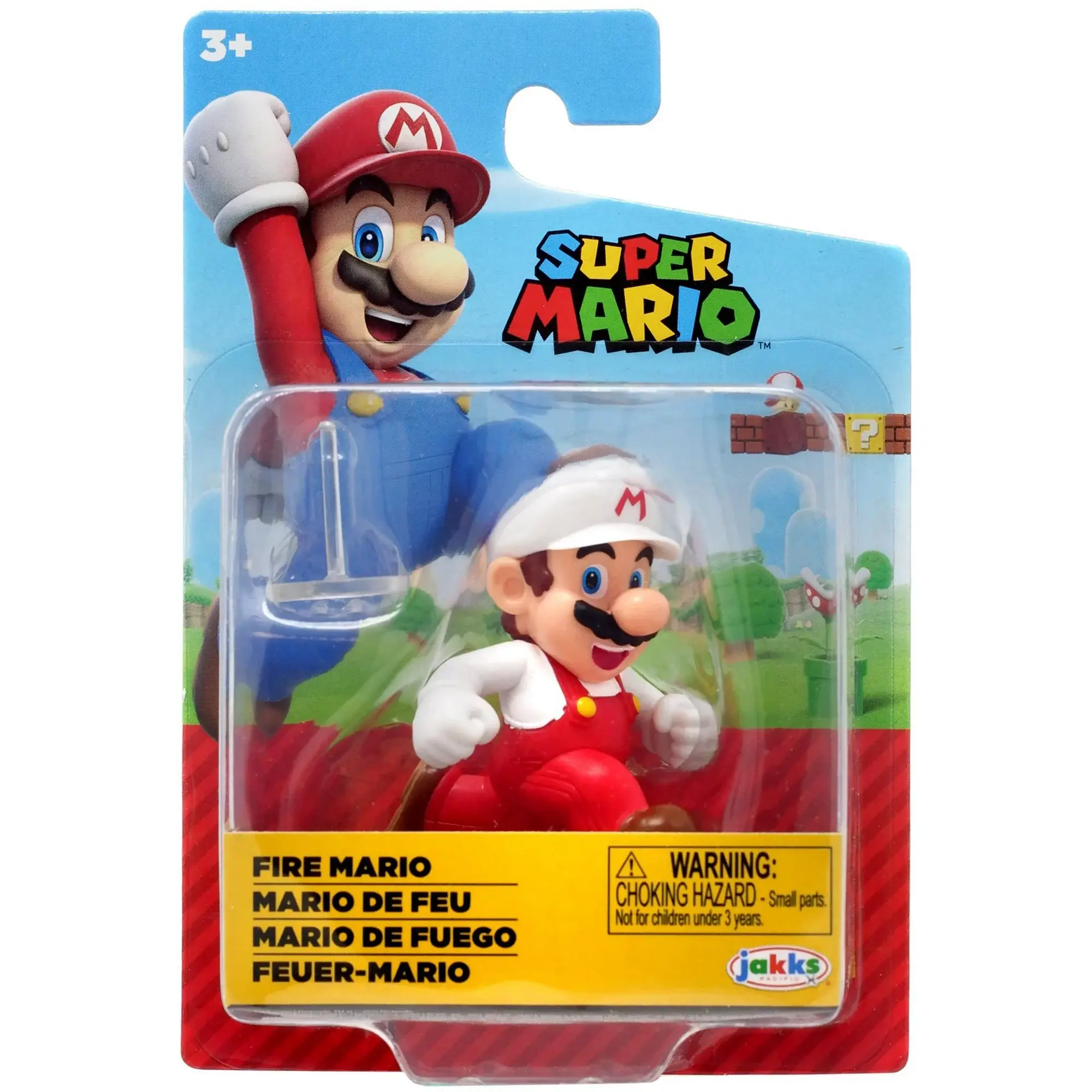 FIGURE-SUPER MARIO COLLECTIBLE (FIRE MARIO)