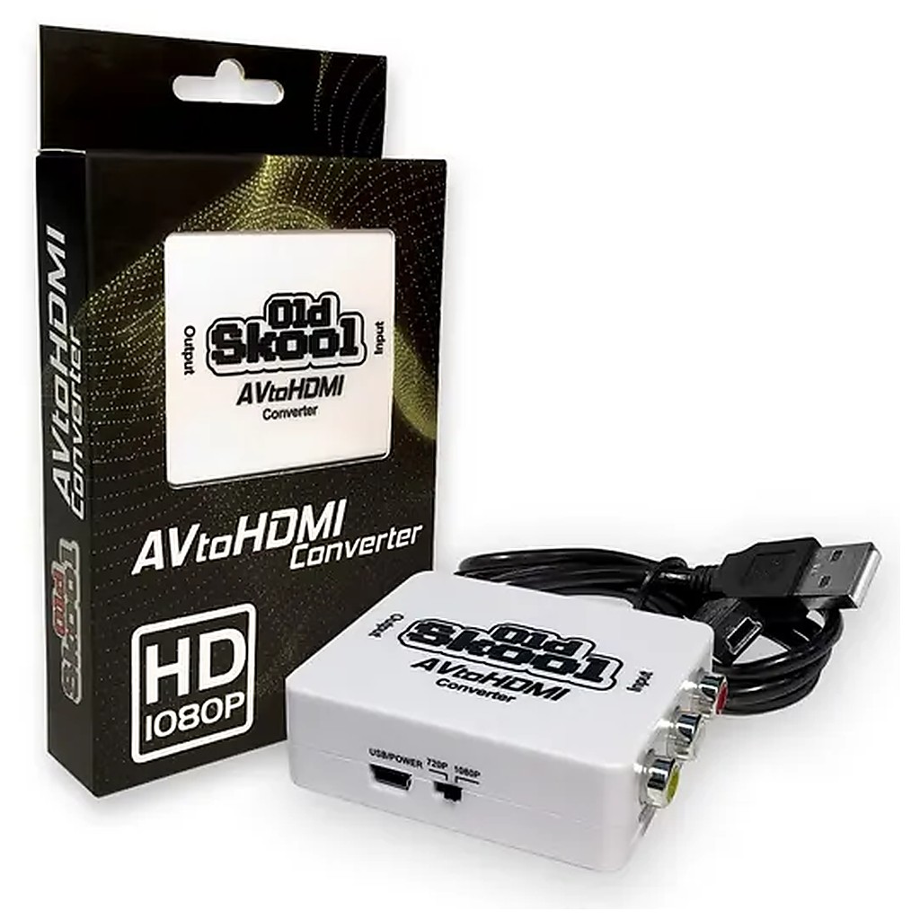 [210000030660] OLD SKOOL AV TO HDMI CONVERTER