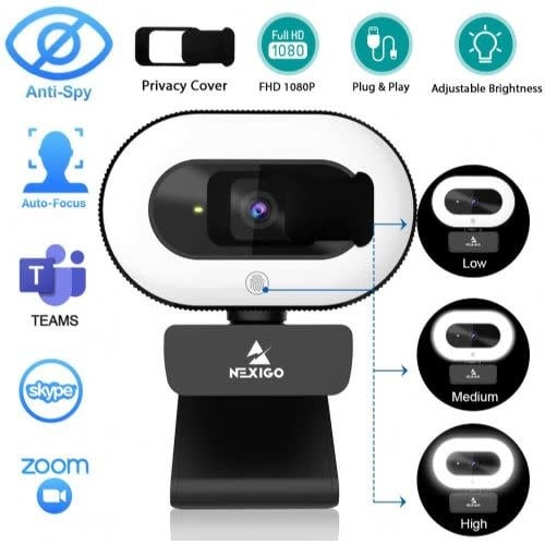 [210000032228] 1080P WEBCAM NEXIGO
