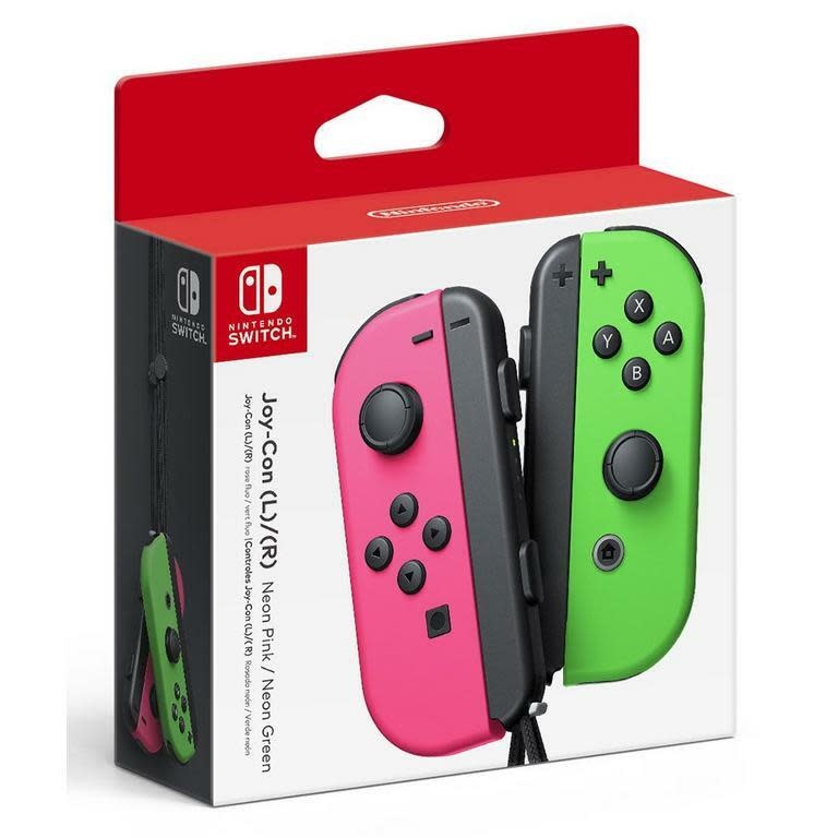[210000028692] NINTENDO SWITCH JOY-CON (NEON RED/BLUE)