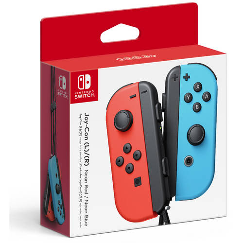 NINTENDO SWITCH JOY-CON (NEON RED/BLUE)