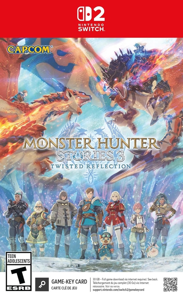 SWITCH2-MONSTER HUNTER STORIES 3: TWISTED REFLECTION  (KEYCARD)