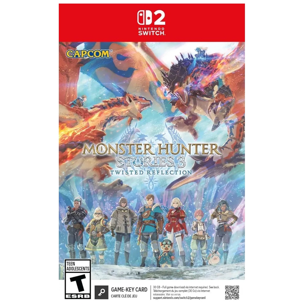 SWITCH2-MONSTER HUNTER STORIES 3: TWISTED REFLECTION  (KEYCARD)