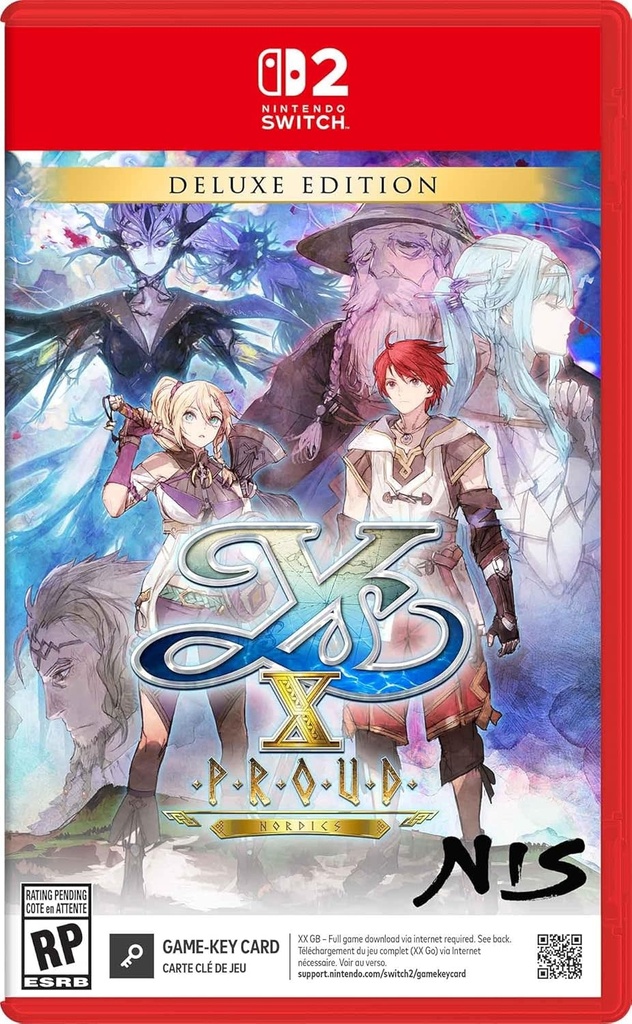 [210000038649] SWITCH2-YS X: PROUD NORDICS: DELUXE EDITION (KEYCARD)