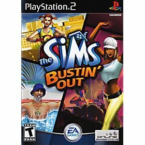 PS2U-THE SIMS BUSTIN' OUT