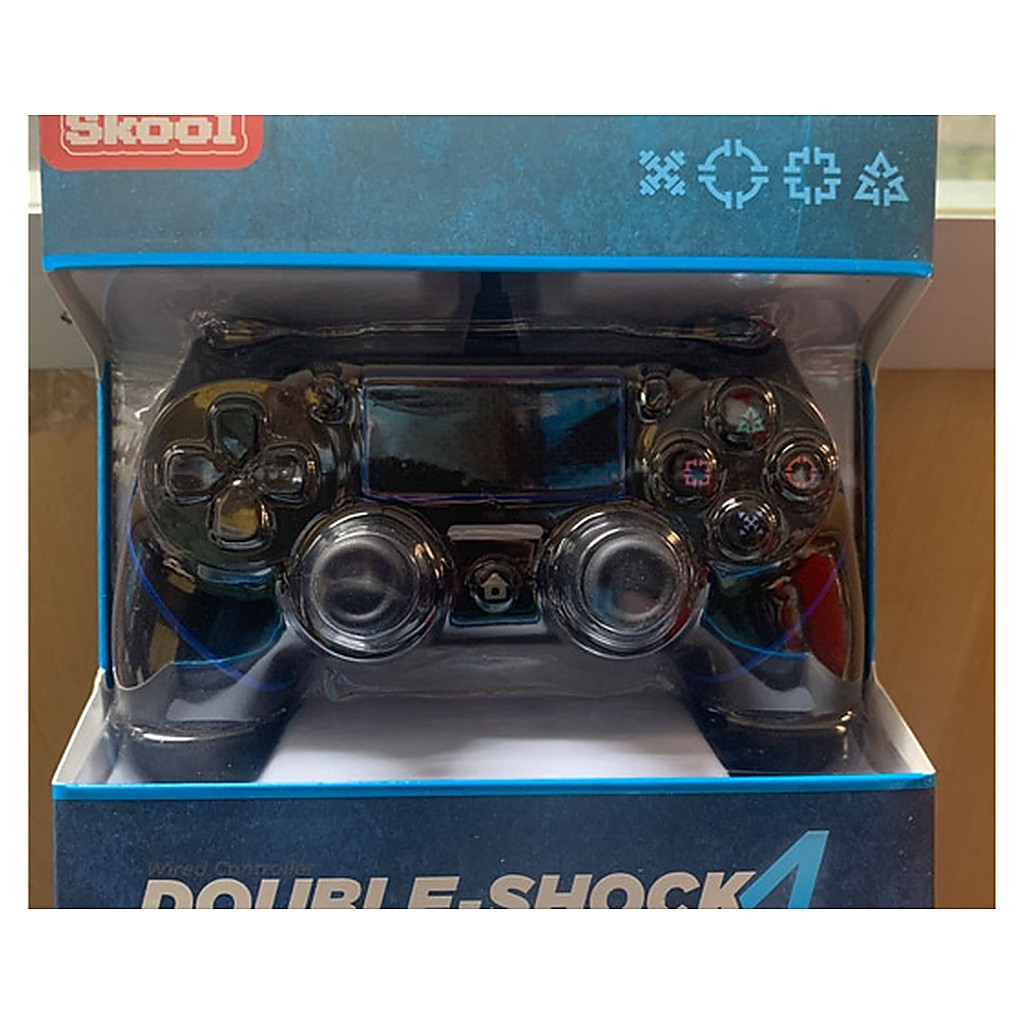OLD SKOOL-PS4 DOUBLE-SHOCK 4 WIRED CONTROLLER