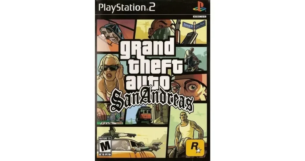 PS2U-GRAND THEFT AUTO (GTA) SAN ANDREAS (DISC ONLY)