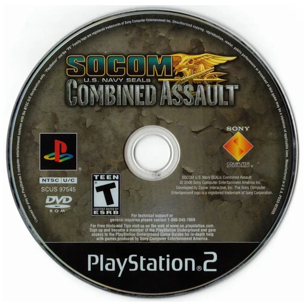 PS2U-SOCOM US NAVY SEALS COMBINED ASSAULT (DISC ONLY)