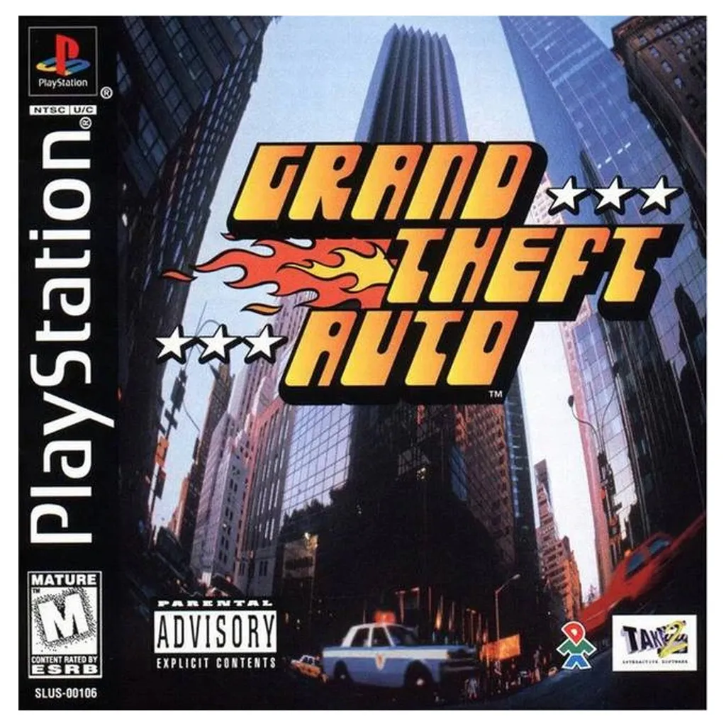 PS1U-GRAND THEFT AUTO (DISC ONLY)