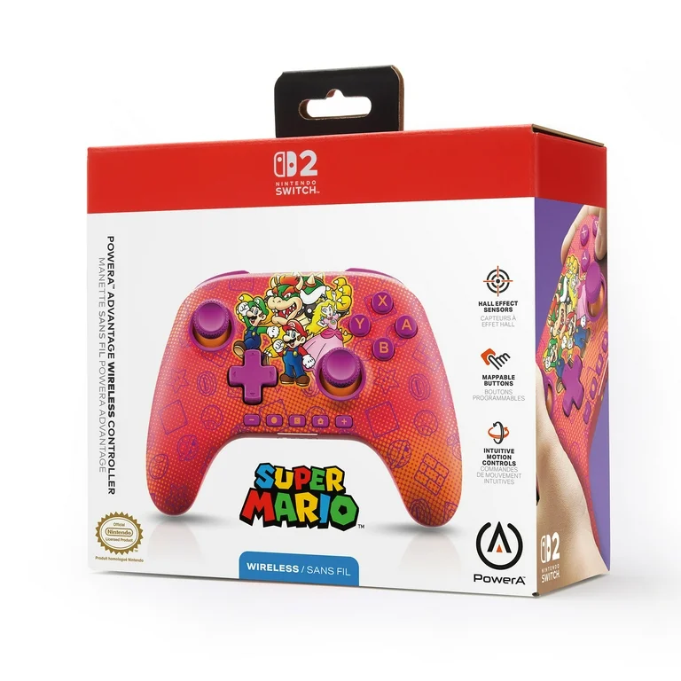 SWITCH2-SUPER MARIO GROUP POWER A WIRELESS CONTROLLER
