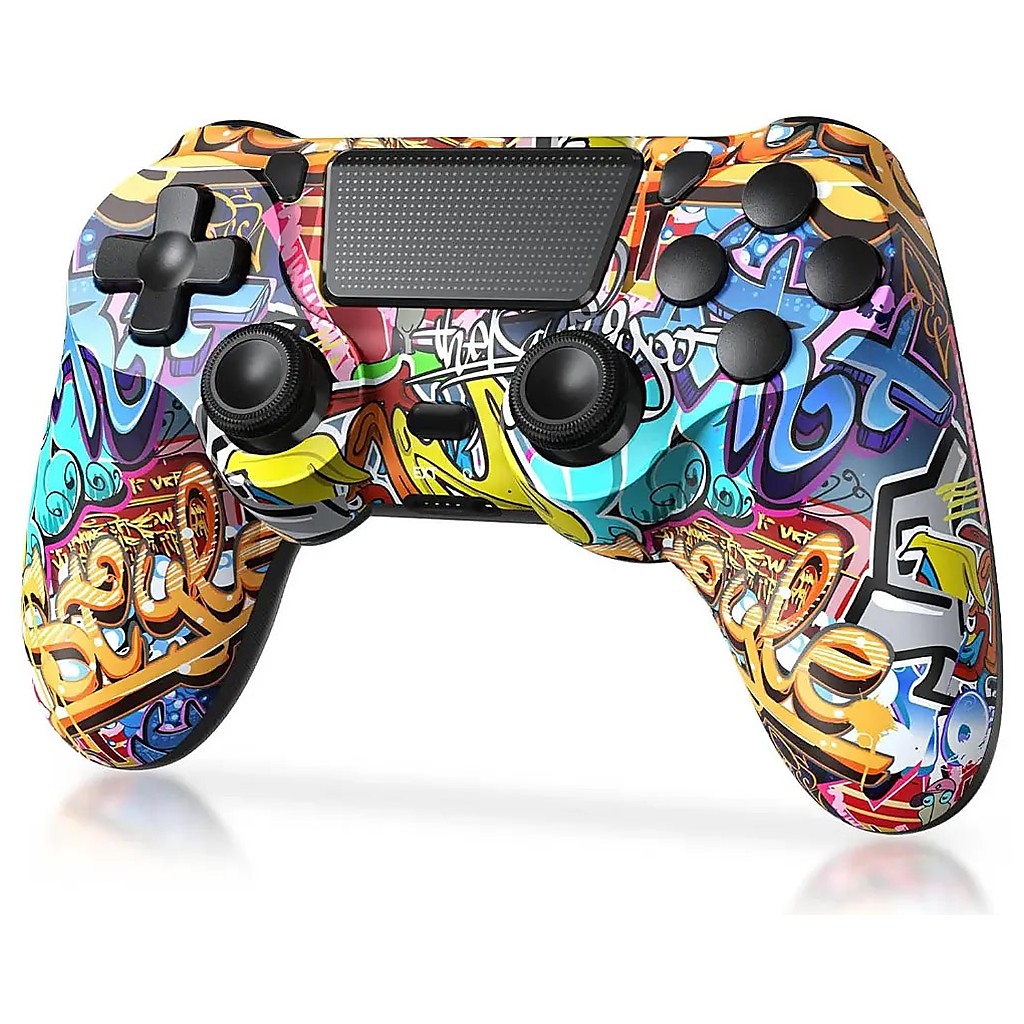 TIANHOO Wireless Controller Compatible with PS4/Pro/Slim (GRAFFITI)