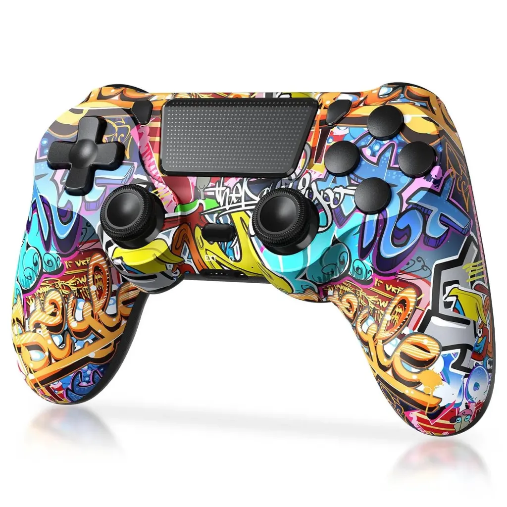 TIANHOO Wireless Controller Compatible with PS4/Pro/Slim (GRAFFITI)