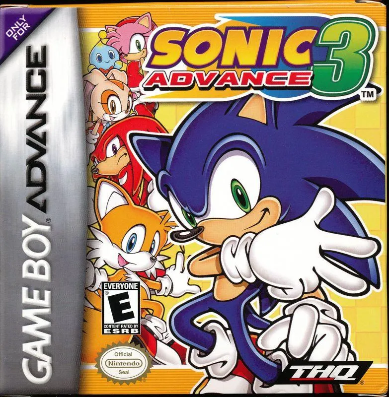 GBAU-SONIC ADVANCED 3 (CARTRIDGE ONLY)
