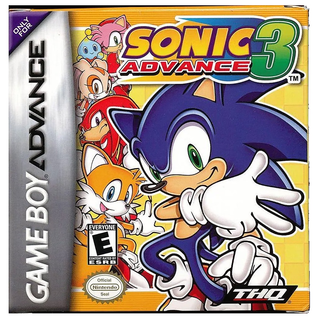 GBAU-SONIC ADVANCED 3 (CARTRIDGE ONLY)