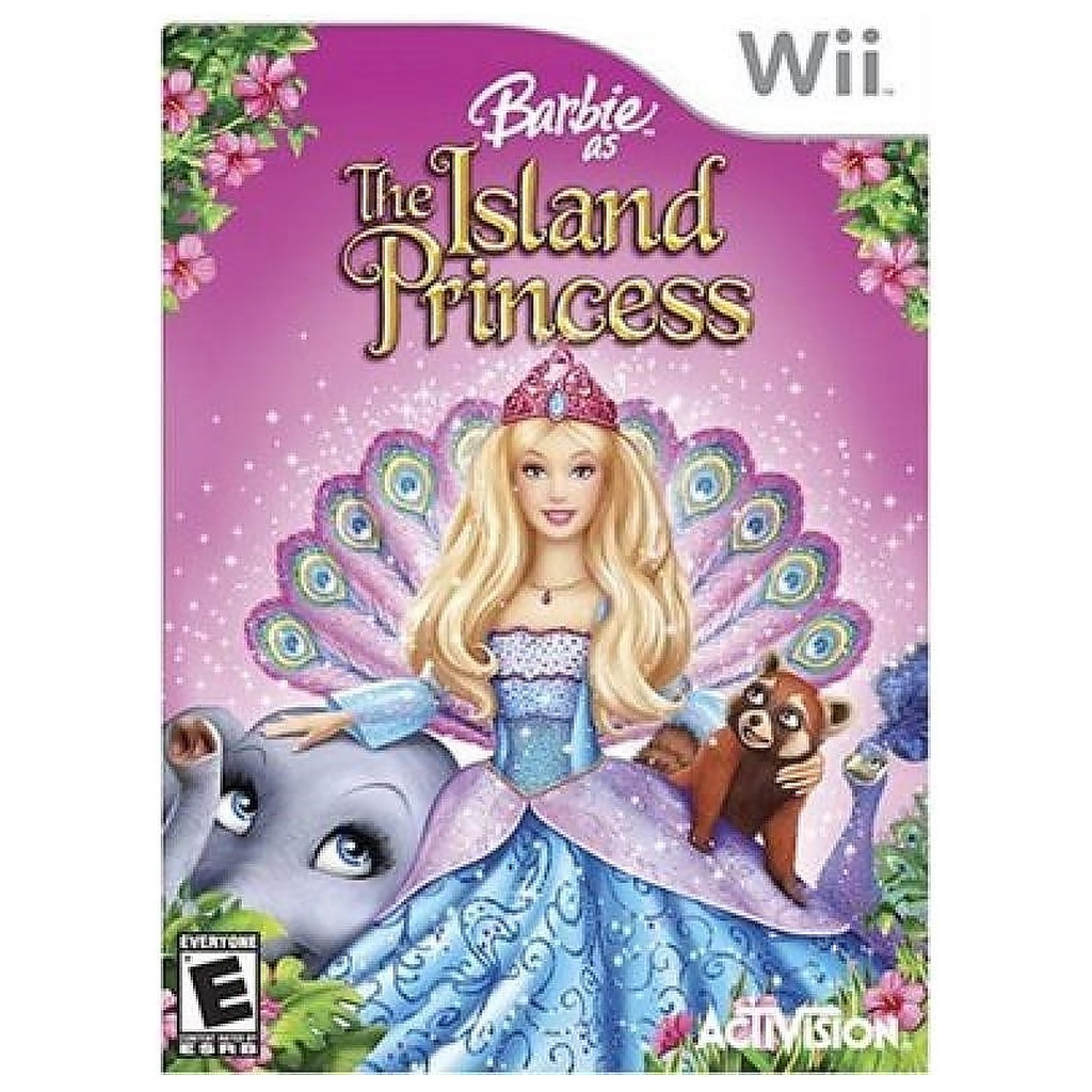 WIIUSED-BARBIE AS THE ISLAND PRINCESS