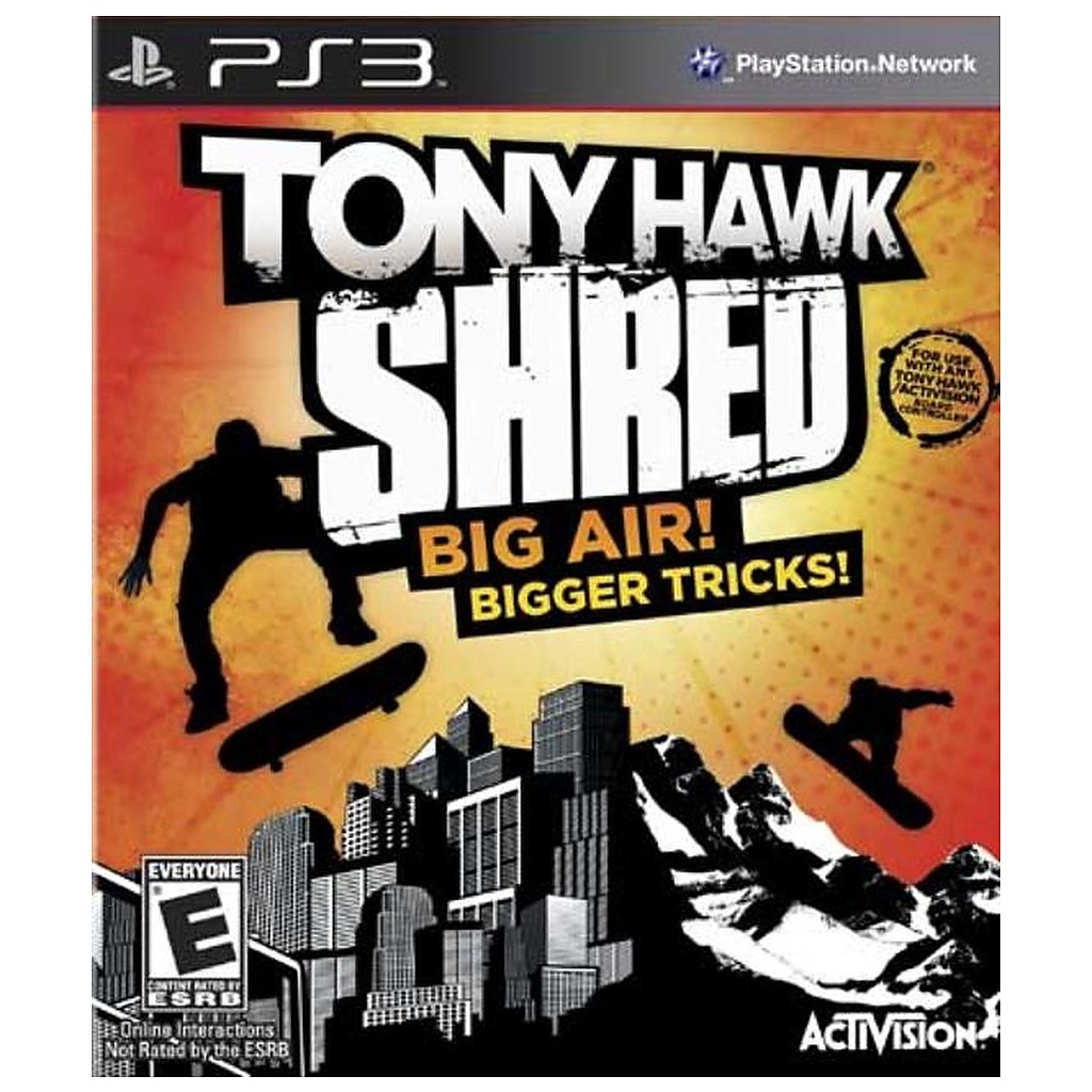 PS3U-TONY HAWK: SHRED