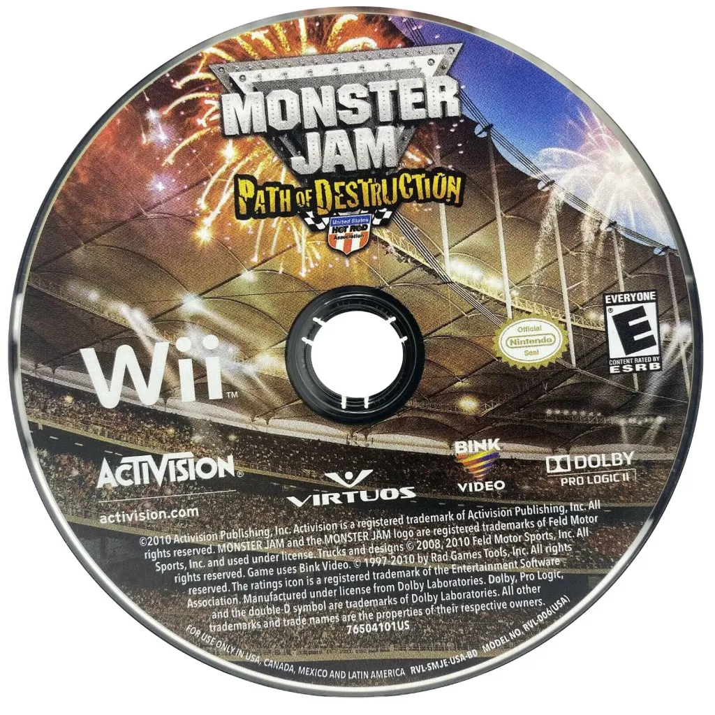 WIIU-Monster Jam: Path of Destruction [Disc Only]