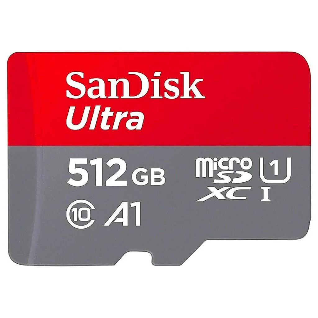 SanDisk - 512GB Ultra MicroSD Memory Card