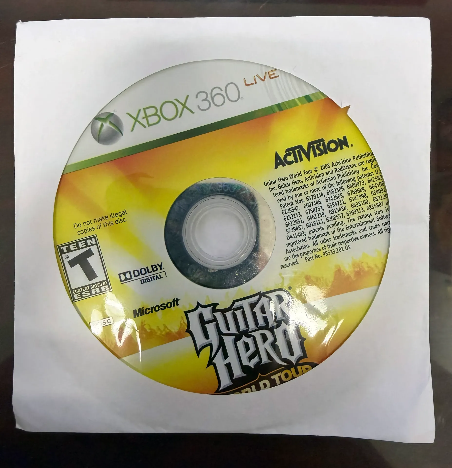 X3U-Guitar Hero World Tour - [DISC ONLY]