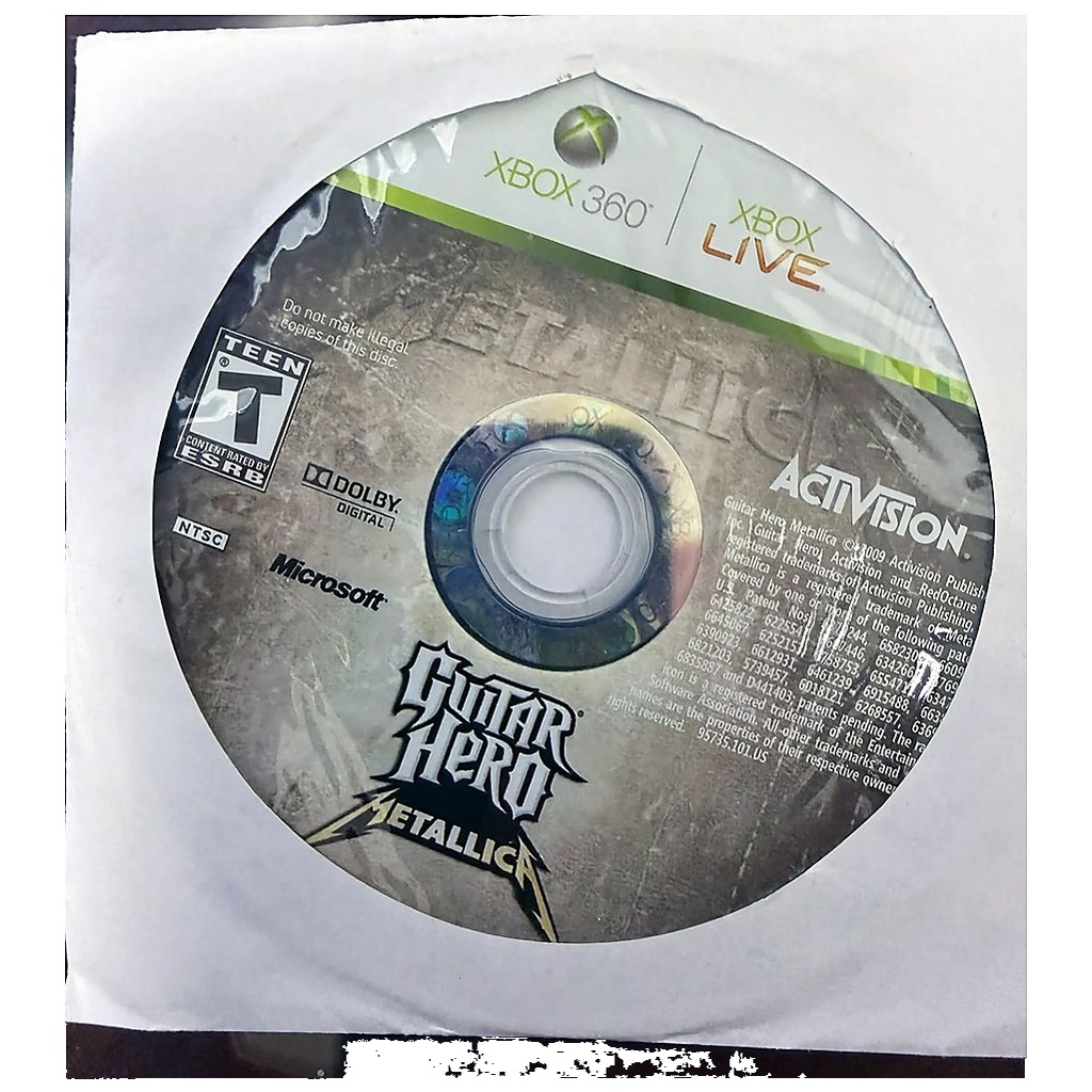 X3U-Guitar Hero: Metallica (DISC ONLY)