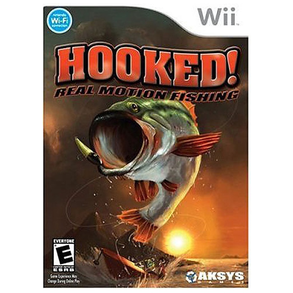 WIIUSED-Hooked! Real Motion Fishing (GAME ONLY)