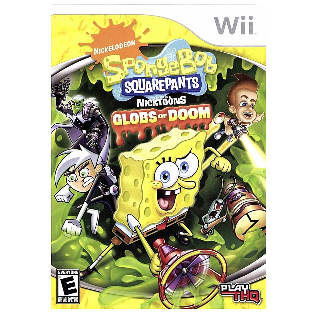 WIIUSED-SpongeBob SquarePants Featuring Nicktoons: Globs of Doom