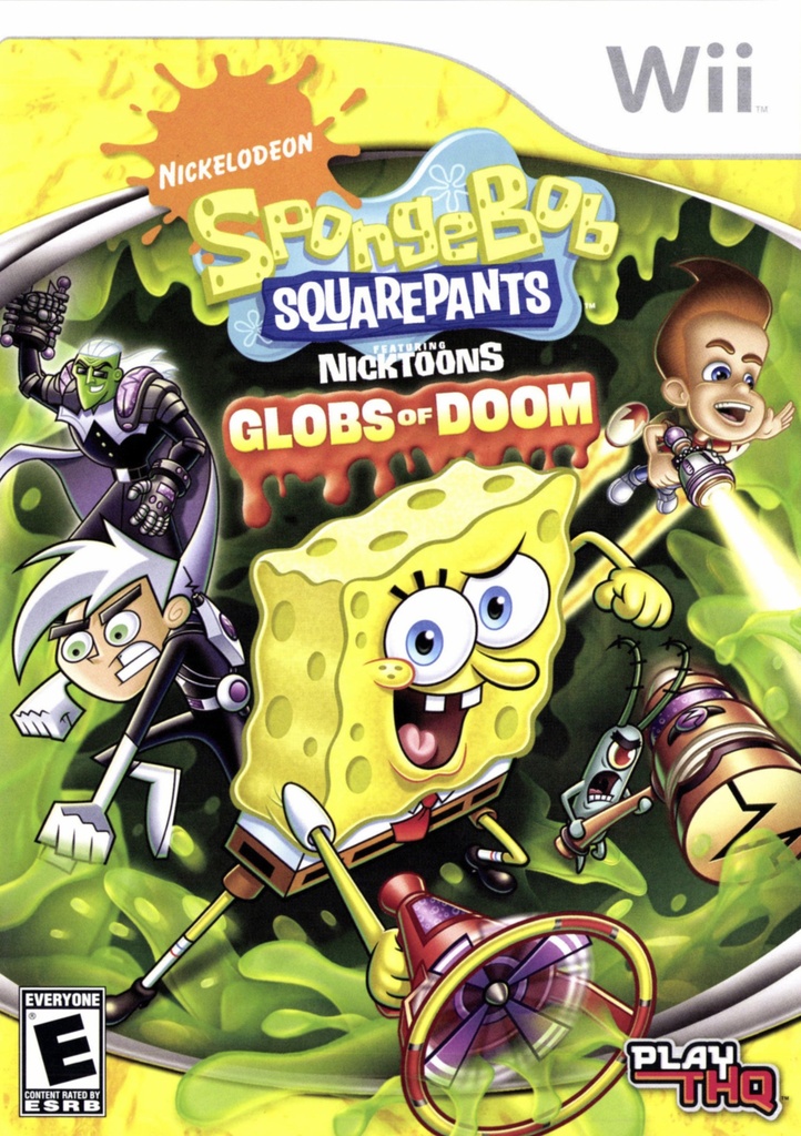 WIIUSED-SpongeBob SquarePants Featuring Nicktoons: Globs of Doom