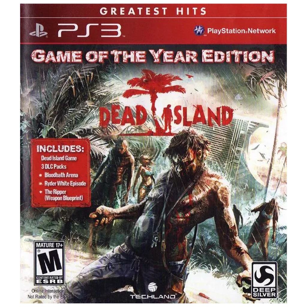 PS3U-DEAD ISLAND (GAME OF THE YEAR) (GREATEST HITS) (DISC ONLY)