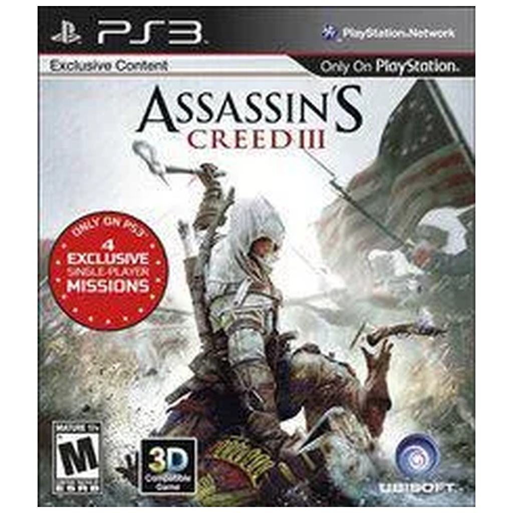 PS3U-ASSASSIN'S CREED III (DISC ONLY)