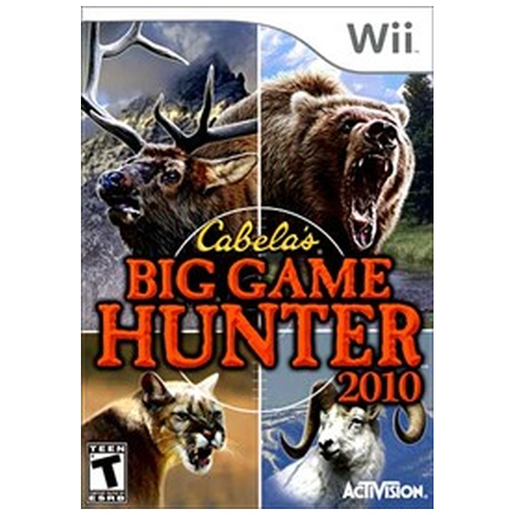 WIIUSED-Cabela's Big Game Hunter 2010