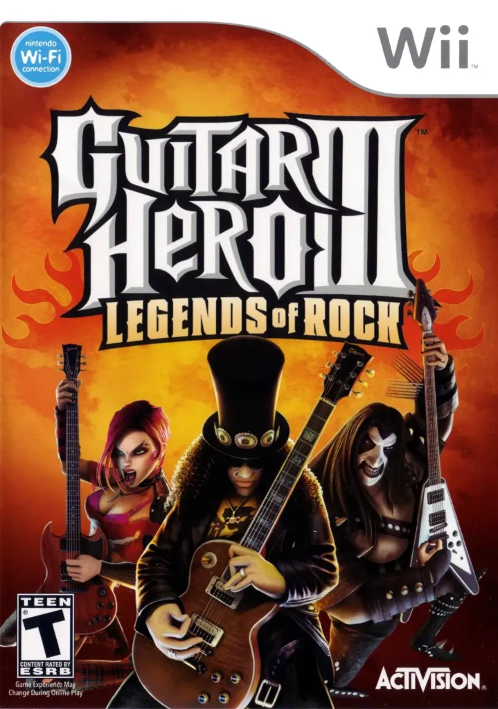 WIIUSED-GUITAR HERO III: LEGENDS OF ROCK
