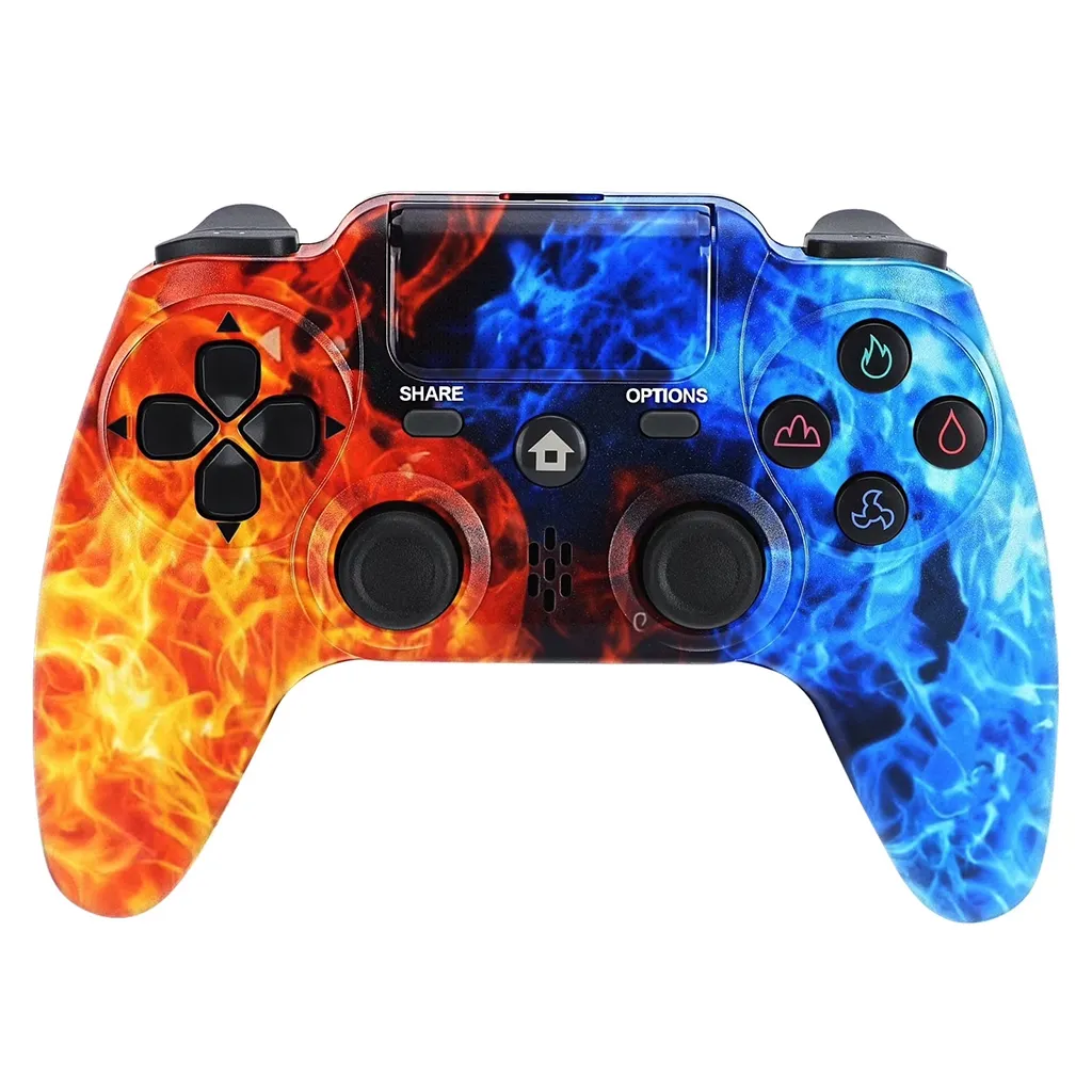 PS4-Wireless Controller Ice & Fire