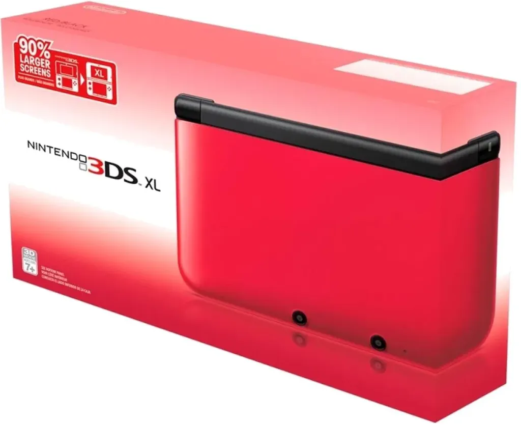 SYSTEM-USED Nintendo 3DS XL Red + Black (NO BOX)