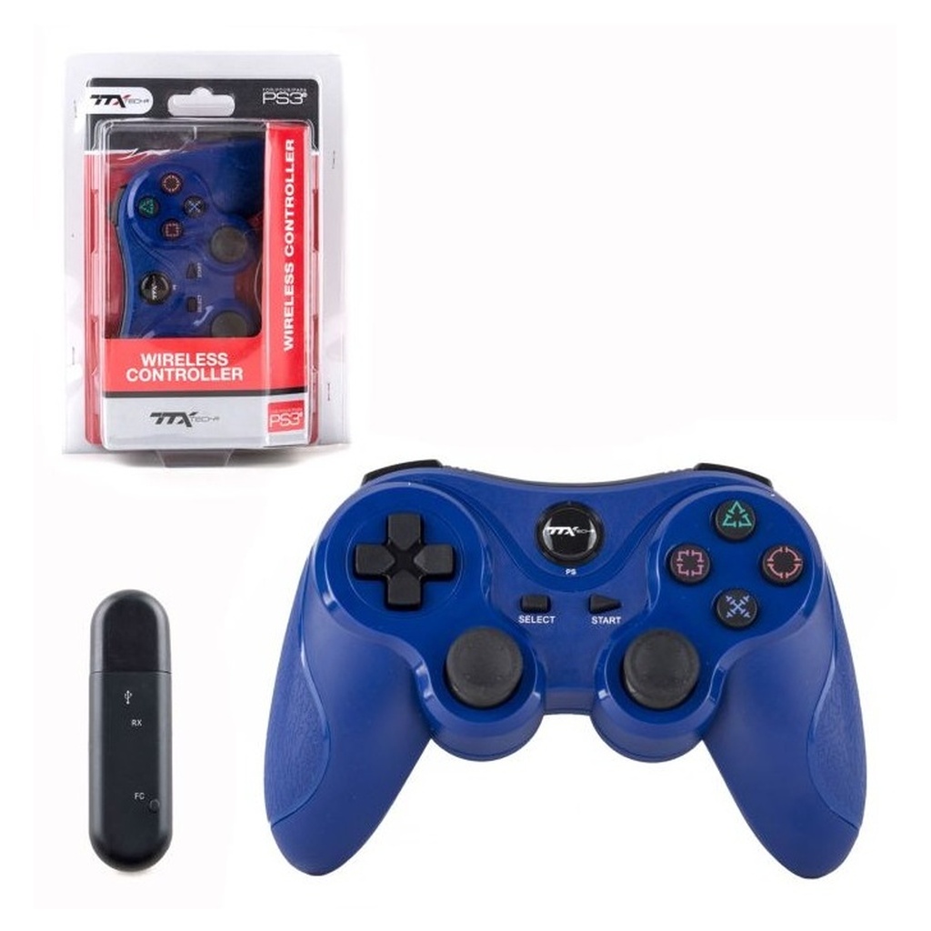 2.4GHz Wireless Controller for PS3 - Blue